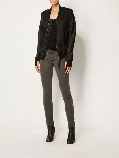 Boris Bidjan Saberi Low-rise Skinny Jeans In Gray
