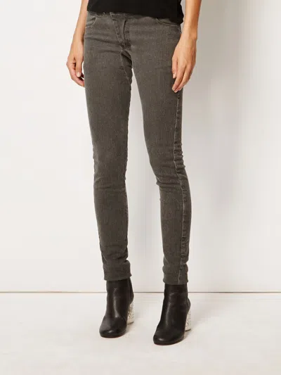 Boris Bidjan Saberi Low-rise Skinny Jeans In Gray