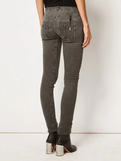 Boris Bidjan Saberi Low-rise Skinny Jeans In Gray