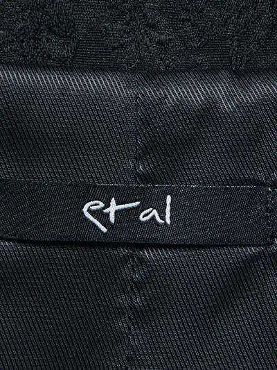 Pre-owned Etal Asymmetrical Tie Jacket In Black