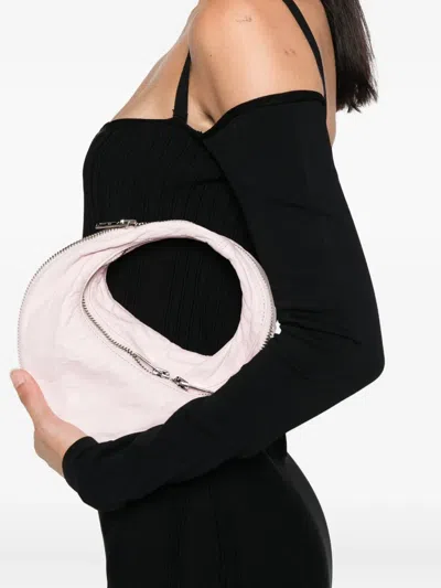 Mugler Ribbed Off-shoulder Mini Dress In Black