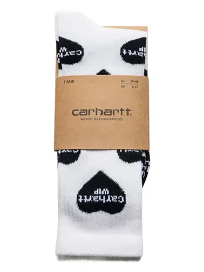 Carhartt Heart-print Socks In White