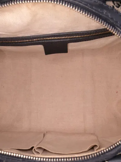 Pre-owned Gucci 2016-2025 Gg Canvas Web Joy Boston Bag Satchel