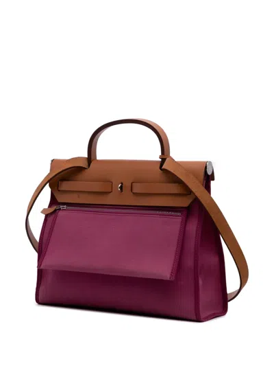 Pre-owned Hermes 2011 Toile Herbag Zip 31 Satchel