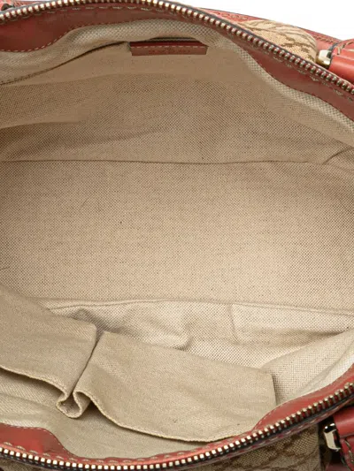 Pre-owned Gucci 2000-2015 Diamante Canvas Sukey Satchel