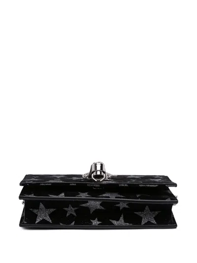 Pre-owned Saint Laurent 2016 Suede Monogram Star Kate Tassel Wallet On Chain Crossbody Bag