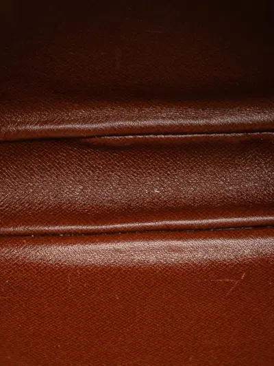 Pre-owned Louis Vuitton 1986 Monogram Pochette Marly Bandouliere Crossbody Bag In Brown
