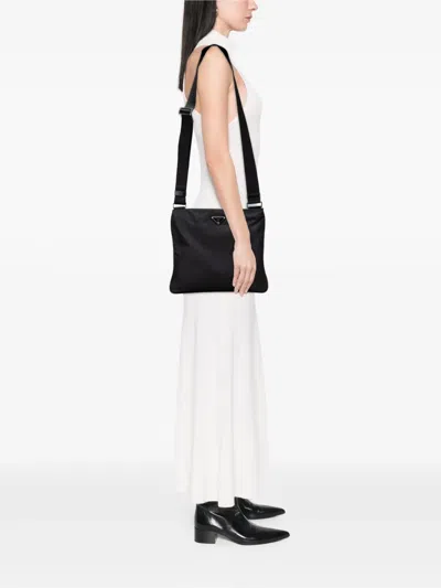 Pre-owned Prada 2013-2025 Tessuto Zip Top Crossbody Bag