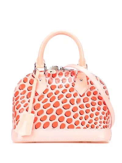 Pre-owned Louis Vuitton 2016 Monogram Vernis Jungle Dots Alma Bb Satchel