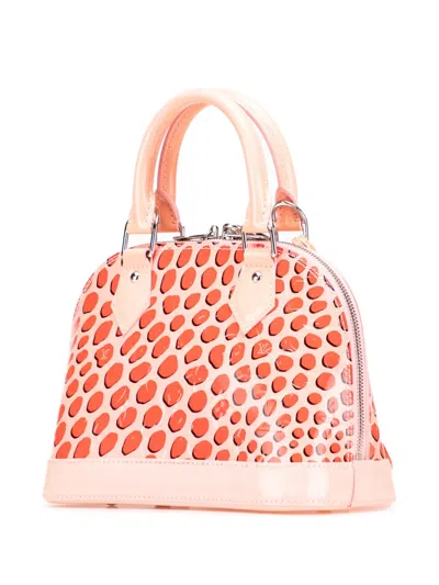 Pre-owned Louis Vuitton 2016 Monogram Vernis Jungle Dots Alma Bb Satchel