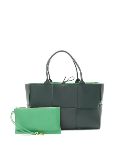 Pre-owned Bottega Veneta 2012-2025 Medium Nappa Maxi Intrecciato Arco Tote Bag