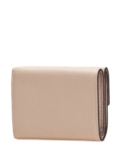 Pre-owned Louis Vuitton 2021-2025 Leather Lockmini Wallet Small Wallets