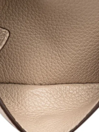 Pre-owned Louis Vuitton 2021-2025 Leather Lockmini Wallet Small Wallets