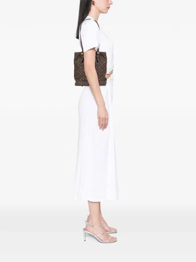 Pre-owned Louis Vuitton 2007 Monogram Mini Lin Pm Bucket Bag