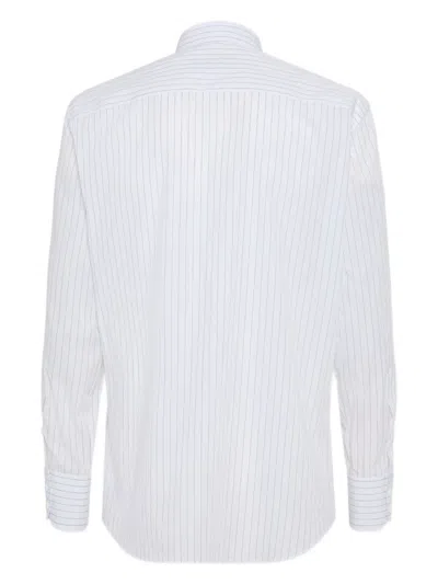 Dsquared2 Relax Dan Spread Collar Shirt In White
