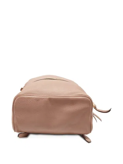 Pre-owned Michael Kors Rhea Zeather Zip-around Backpack