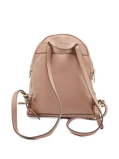 Pre-owned Michael Kors Rhea Zeather Zip-around Backpack