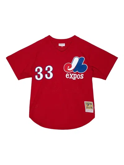 Mitchell & Ness Expos 1989 Larry Walker Jersey In Red