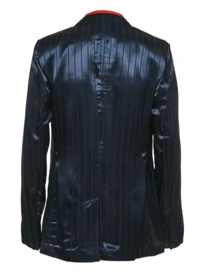 Pre-owned Rag & Bone Striped Satin Blazer