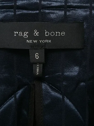 Pre-owned Rag & Bone Striped Satin Blazer
