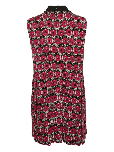 Pre-owned Miu Miu 2015 Floral Pleated Dress