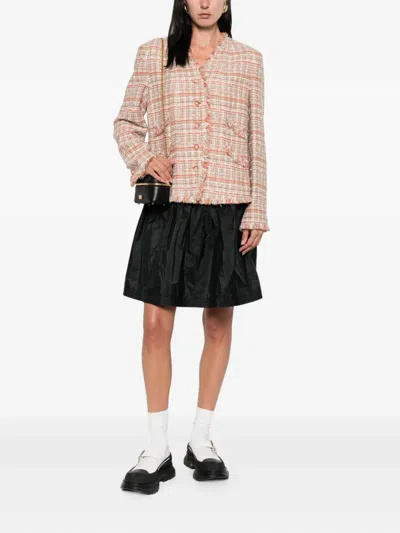 Pre-owned Chanel 2004 Tweed Fringed Jacket