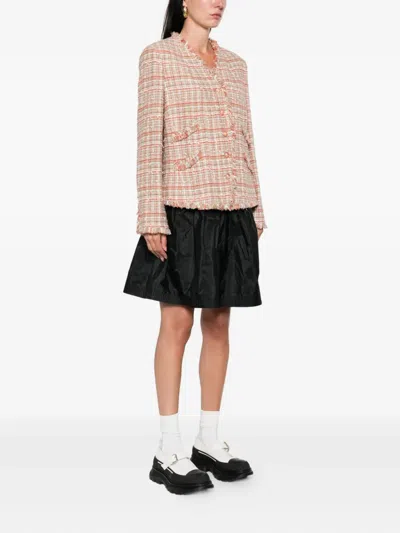 Pre-owned Chanel 2004 Tweed Fringed Jacket