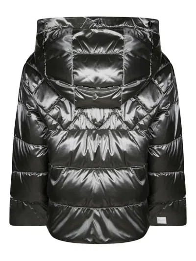 Max Mara Nico Waterproof Twill Down Jacket In Black