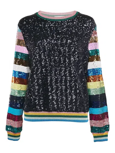 Pre-owned Mary Katrantzou Sequin Stripe Sweater