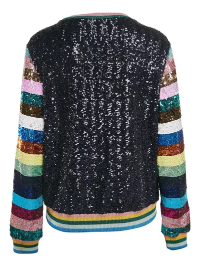Pre-owned Mary Katrantzou Sequin Stripe Sweater