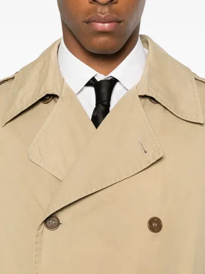 Pre-owned Saint Laurent 1991 Cotton Trench Coat