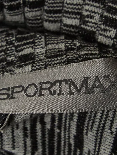 Pre-owned Sportmax Turtleneck Top In Gray