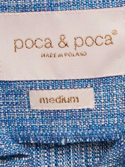 Pre-owned Poca & Poca Pearl-embellished Ruffled Maxi Dress