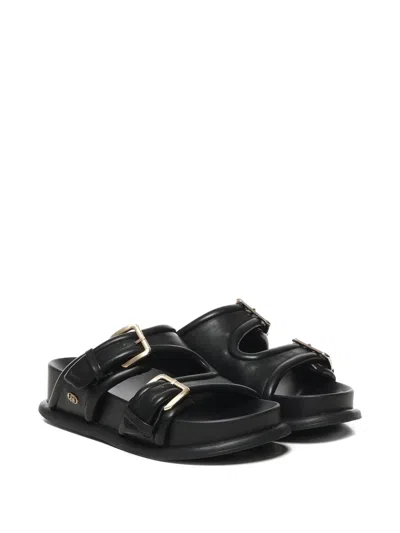 Liu •jo Buckle-detail Platform Flat Sandals