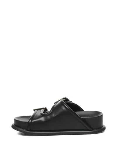 Liu •jo Buckle-detail Platform Flat Sandals