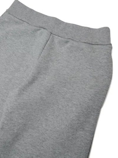 Marni Logo-detail Sweatpants In Gray
