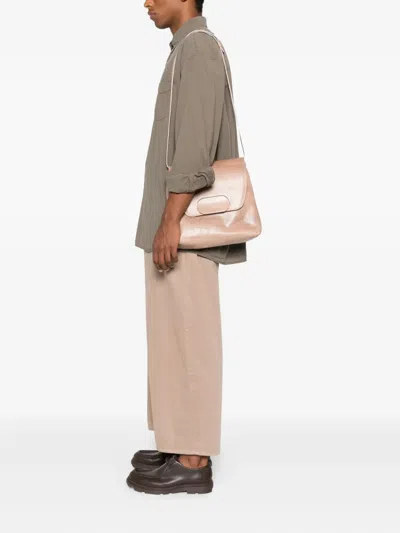 Cecchi De Rossi Leather Flap-detail Shoulder Bag