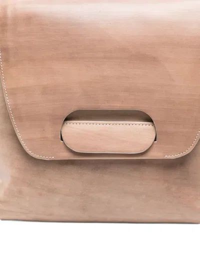 Cecchi De Rossi Leather Flap-detail Shoulder Bag