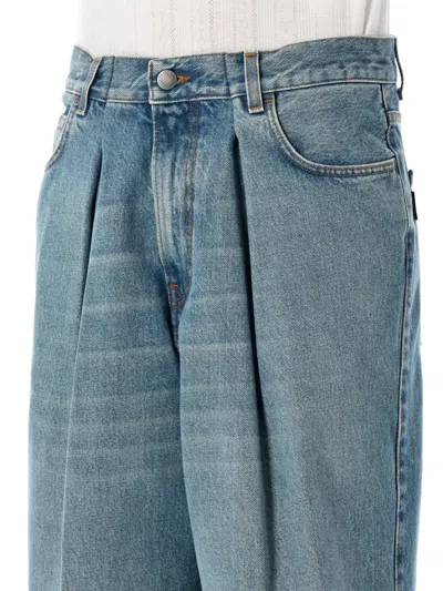 Haikure Candy Pleated Wide-leg Jeans In Multi