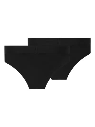 Versace Logo-embellished Briefs (pack Of Two)