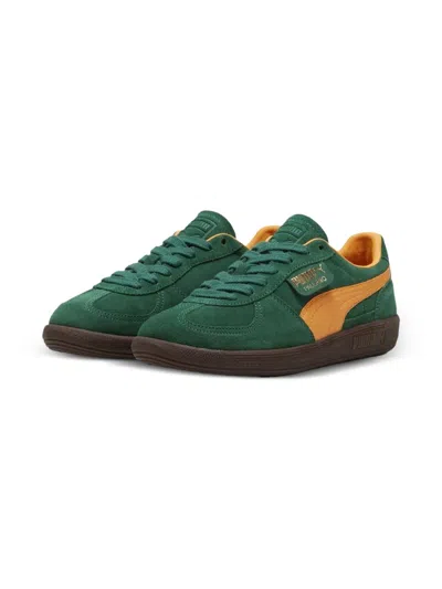 Puma Palermo Suede Sneakers In Green