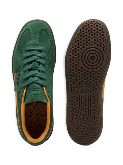 Puma Palermo Suede Sneakers In Green