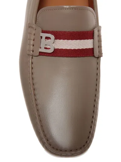 Bally Driver Leather Strap Loafers