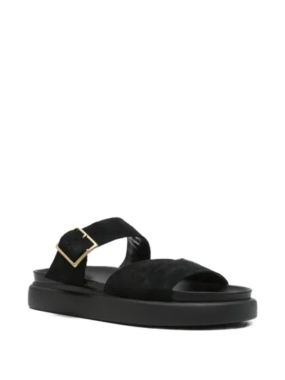 Clarks Aristella Buckled Platform Sandals