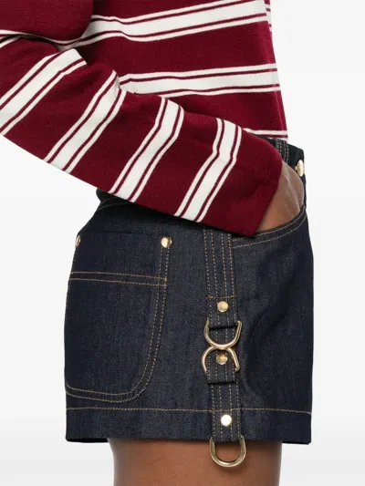 Sandro Denim Shorts In Blue