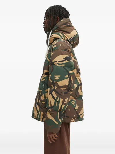 Aape By A Bathing Ape Camouflage-pattern Padded Jacket In Multi