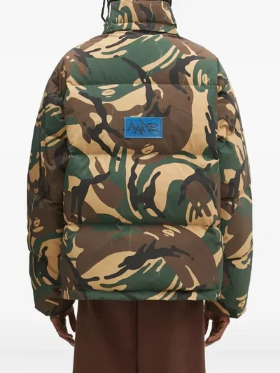 Aape By A Bathing Ape Camouflage-pattern Padded Jacket In Multi