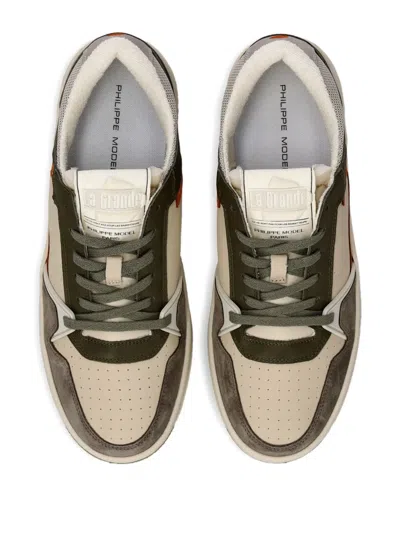 Philippe Model Panelled Low-top Sneakers