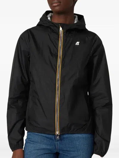 K-way Lil Iridescent Metal Ny In Black