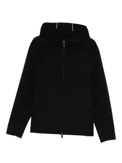 Giorgio Brato Classic-collar Wool-blend Overshirt In Black